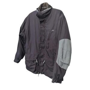 American Eagle Outfitters Mens Blue Ae77 Performance Zipper Windbreaker Jacket S